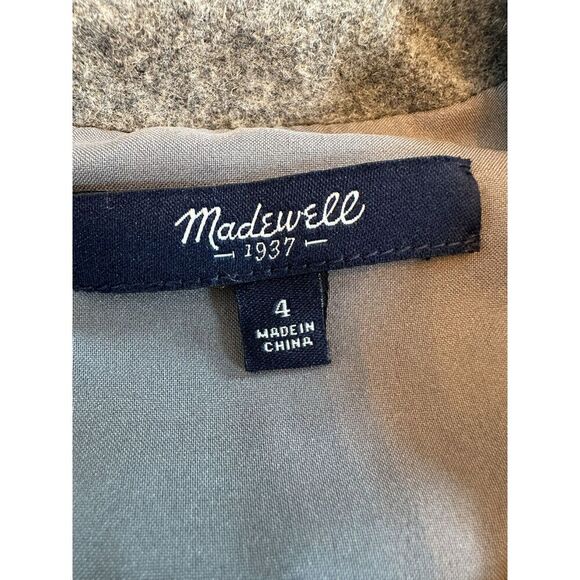 Madewell Gray Short Sleeve Dress. Size 4. - Picture 6 of 7